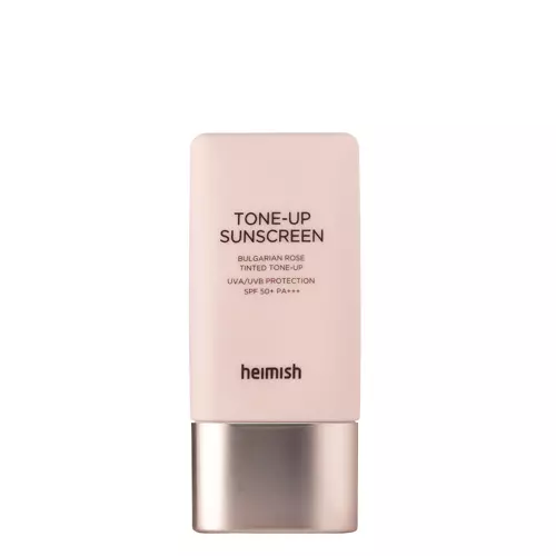 Heimish - Тонуючий сонцезахисний крем для обличчя - Bulgarian Rose Tone-up Sunscreen SPF50+ PA+++ - 30ml