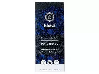 Khadi - Natural Hair Colour - Pure Indigo - Натуральна трав'яна хна для волосся - Індиго - 100g