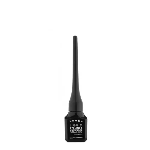 LAMEL - Підводка для очей - Liquid Eyeliner with Hard Brush - 01 Extra Black - 3,5ml