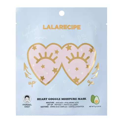 LalaRecipe - Heart Goggle Moisture Mask - Гідрогелева маска для шкіри навколо очей - 7g