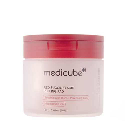 Medicube - Red Succinic Acid Peeling Pad - Пілінг-педи для обличчя - 70шт./155g