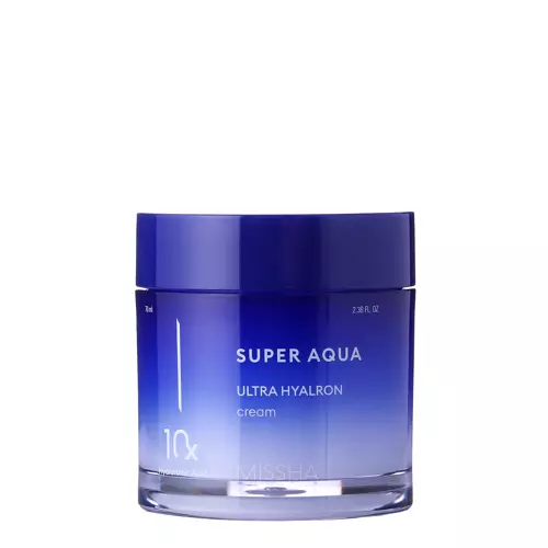 Missha - Зволожувальний крем для обличчя - Super Aqua Ultra Hyalron Cream - 70ml
