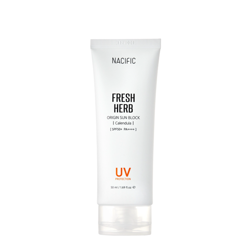 Nacific - Fresh Herb Origin Sun Block SPF50+/PA++++ - Заспокійливий сонцезахисний крем для обличчя - 50ml