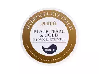 PETITFEE Black Pearl & Gold Eye Patch - Гідрогелеві патчі  з золотом і чорними перлами