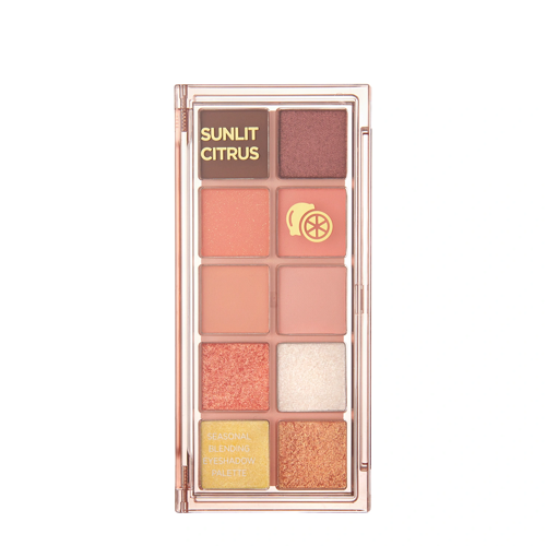 Peach C - Seasonal Blending Eyeshadow Palette - Палітра тіней для повік - 04 Sunlit Citrus - 7,5g