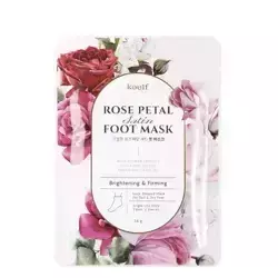 Petitfee - Зміцнювальна маска-шкарпетки для ніг - Koelf Rose Petal Satin Foot Mask - 2шт