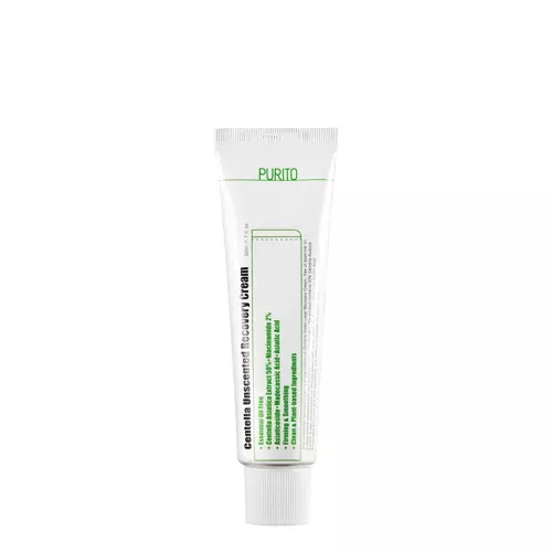 Purito - Centella Unscented Recovery Cream - Відновлювальний крем з екстрактом центелли азіатської - 50ml