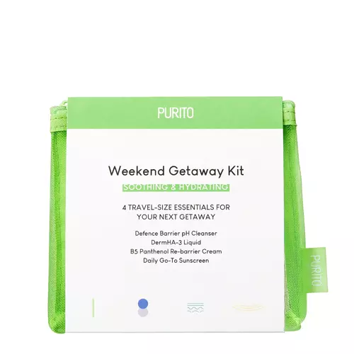 Purito - Набір доглядових засобів із косметичкою для подорожей - Weekend Getaway Kit