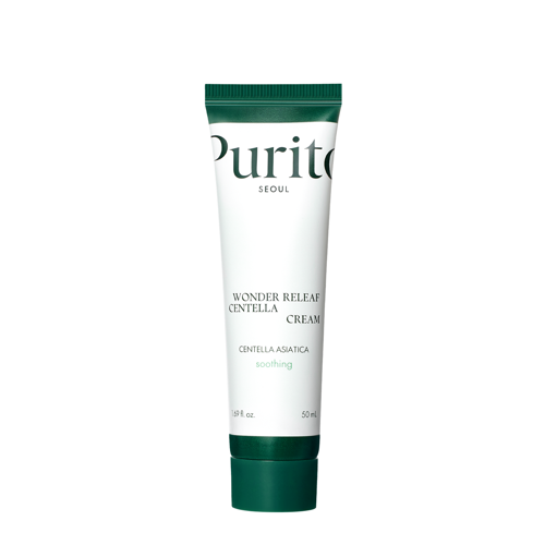 Purito Seoul - Wonder Releaf Centella Cream - Заспокійливий крем з екстрактом центелли азіатської - 50ml