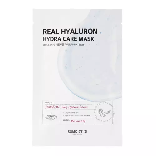 Some By Mi - Зволожувальна тканинна маска з гіалуроновою кислотою - Real Hyaluron Hydra Care Mask - 20g