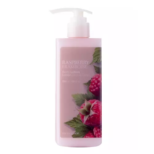 The Face Shop - Raspberry Framboise Body Lotion - Зволожувальний лосьйон для тіла з екстрактом малини - 300ml