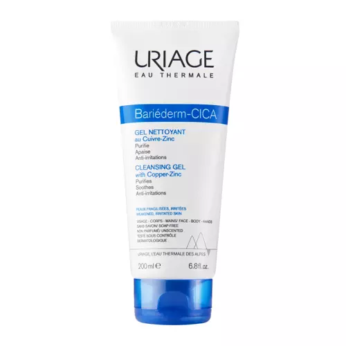 Uriage - Bariederm Cica - Очищувальний гель з міддю та цинком - 200ml