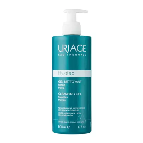 Uriage - Hyseac Gel Nettoyante - Гель для вмивання обличчя та тіла - 500ml