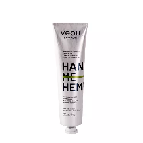 Veoli Botanica - Hand Me Hand - Насичений регенерувальний крем для рук з конопляною олією 2,5% - 75ml