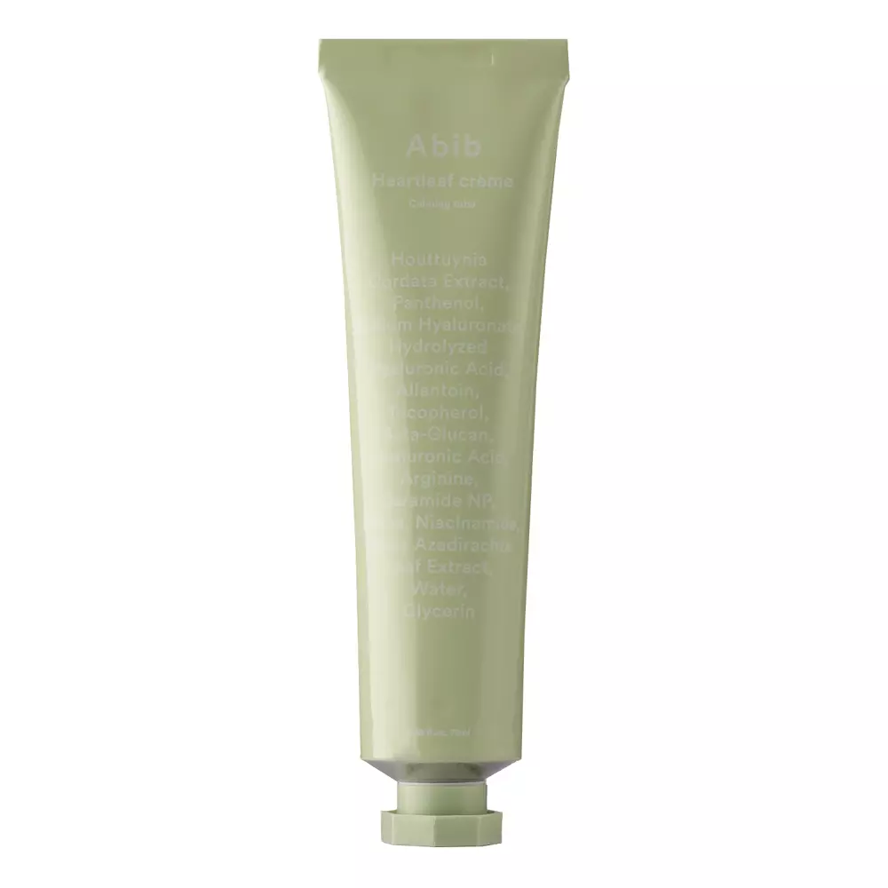 Abib - Заспокійливий крем для обличчя - Heartleaf Creme Calming Tube - 75ml