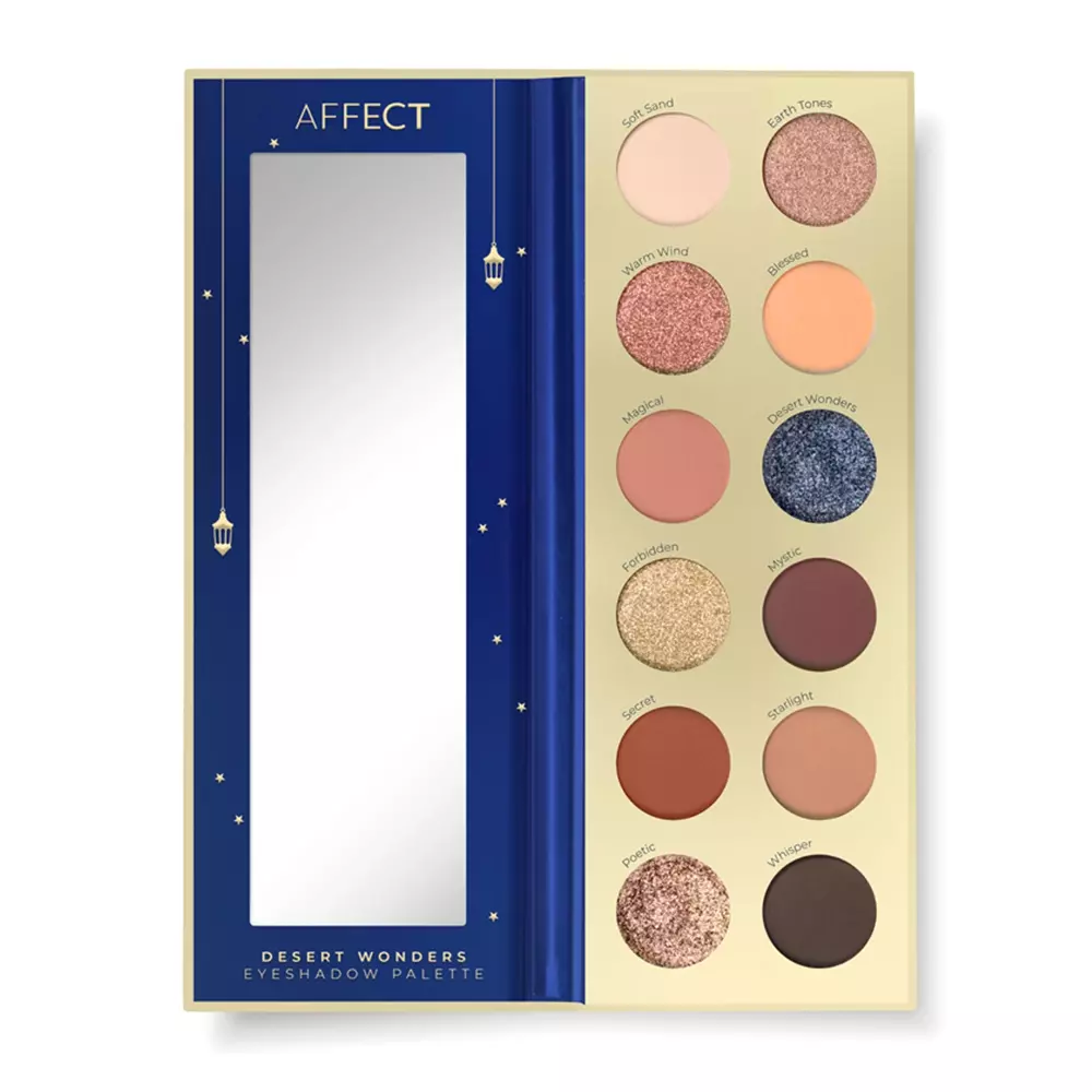 Affect - Eyeshadow Palette - Палітра тіней для повік - Desert Wonders - 24g