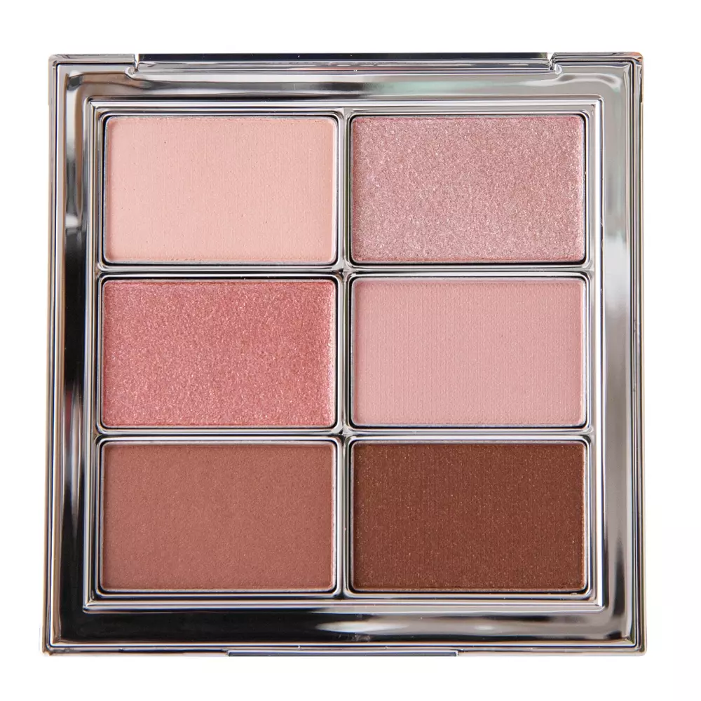 Amuse - Eye Vegan Sheer Palette - Веганські тіні для повік - 02 Sheer Pink - 6x1,6g