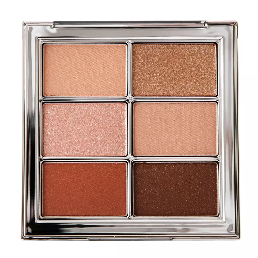 Amuse - Веганські тіні для повік - Eye Vegan Sheer Palette - 01 Sheer Nude - 6x1,6g