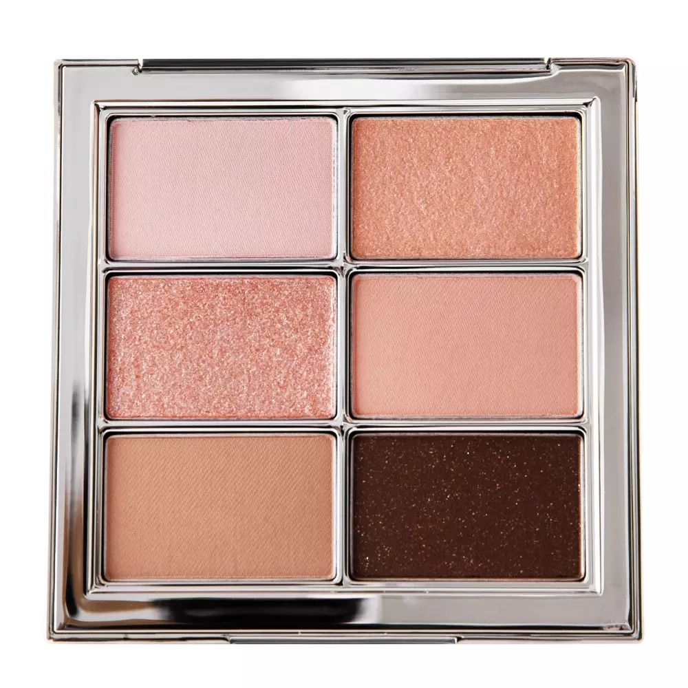 Amuse - Веганські тіні для повік - Eye Vegan Sheer Palette - 03 Sheer Peach - 6x1,6g