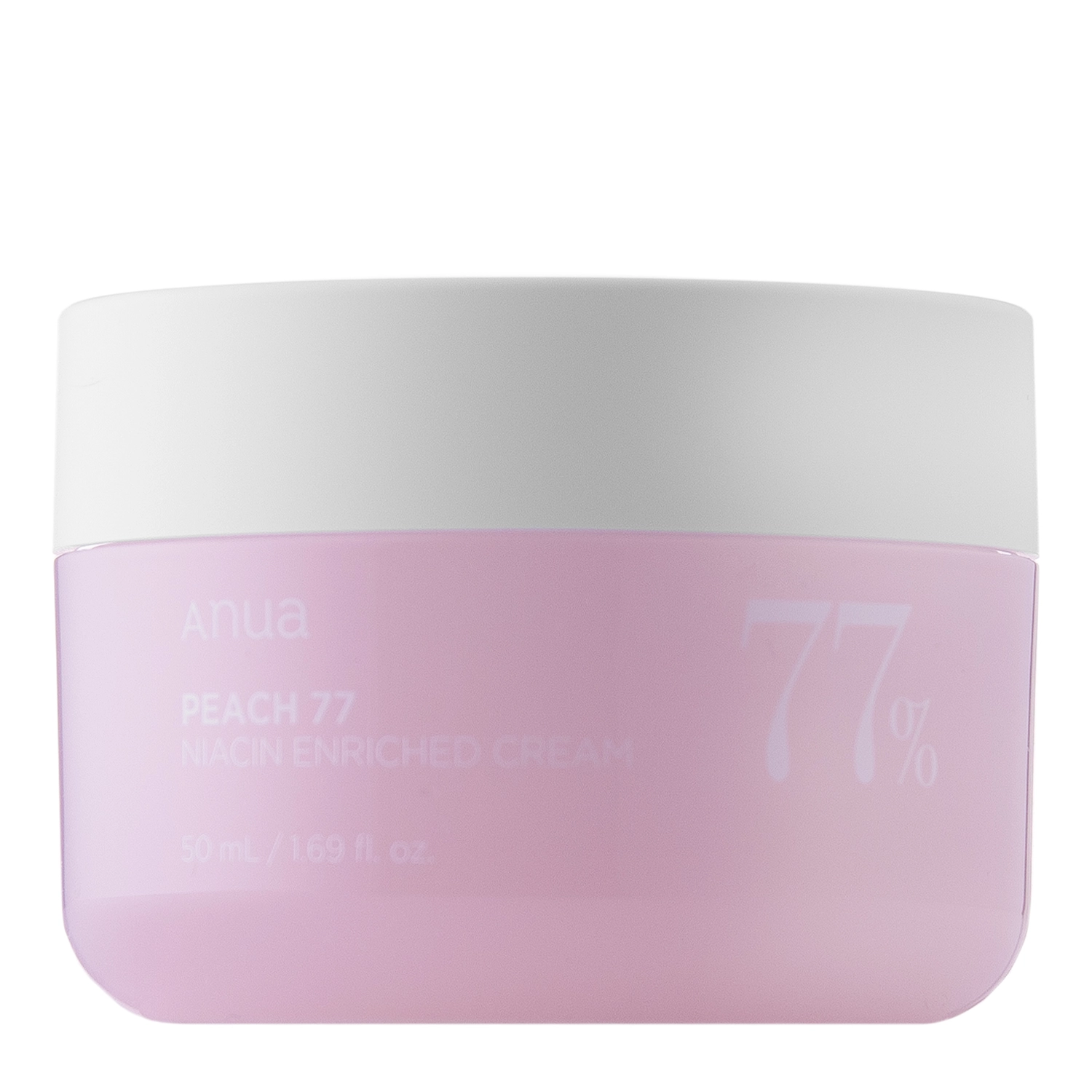 Anua - Peach 77% Niacin Enriched Cream - Зволожувальний крем для обличчя з екстрактом персика 77% - 50ml