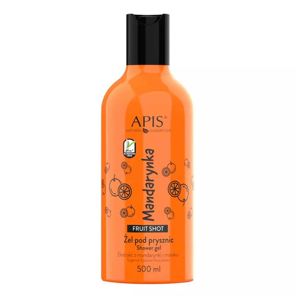 Apis - Мандариновий гель для душу - Fruit Shot - 500ml