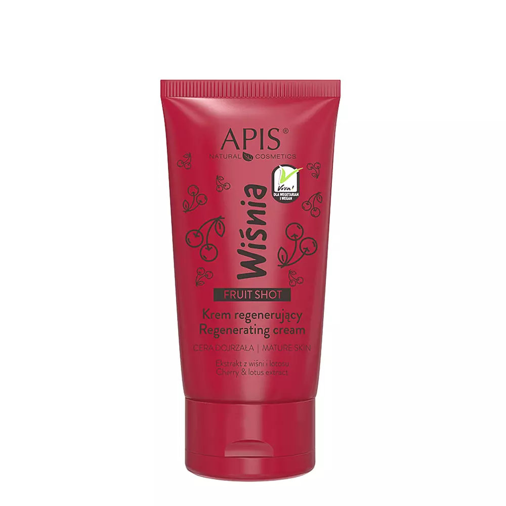 Apis - Відновлювальний крем для зрілої шкіри - Вишня - Fruit Shot - Regenerating Cream - 50ml