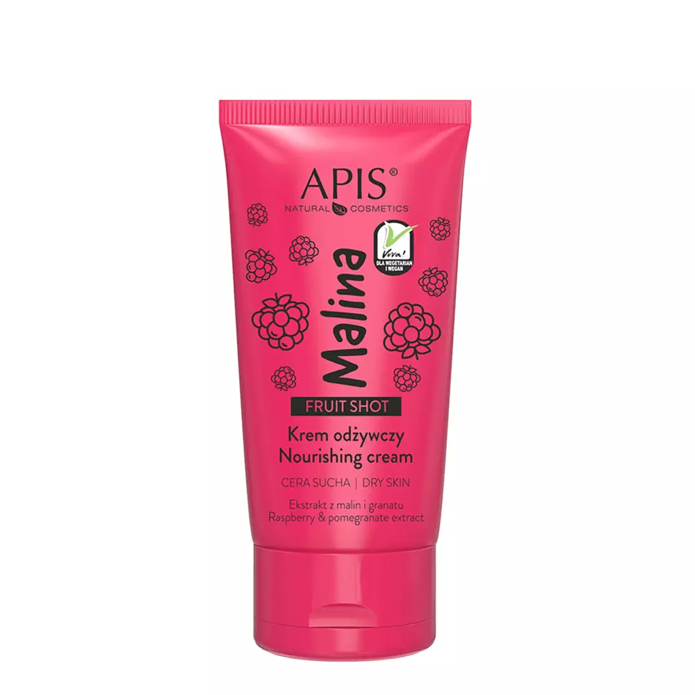 Apis - Живильний крем для сухої шкіри - Малина - Fruit Shot - Nourishing Cream - 50ml