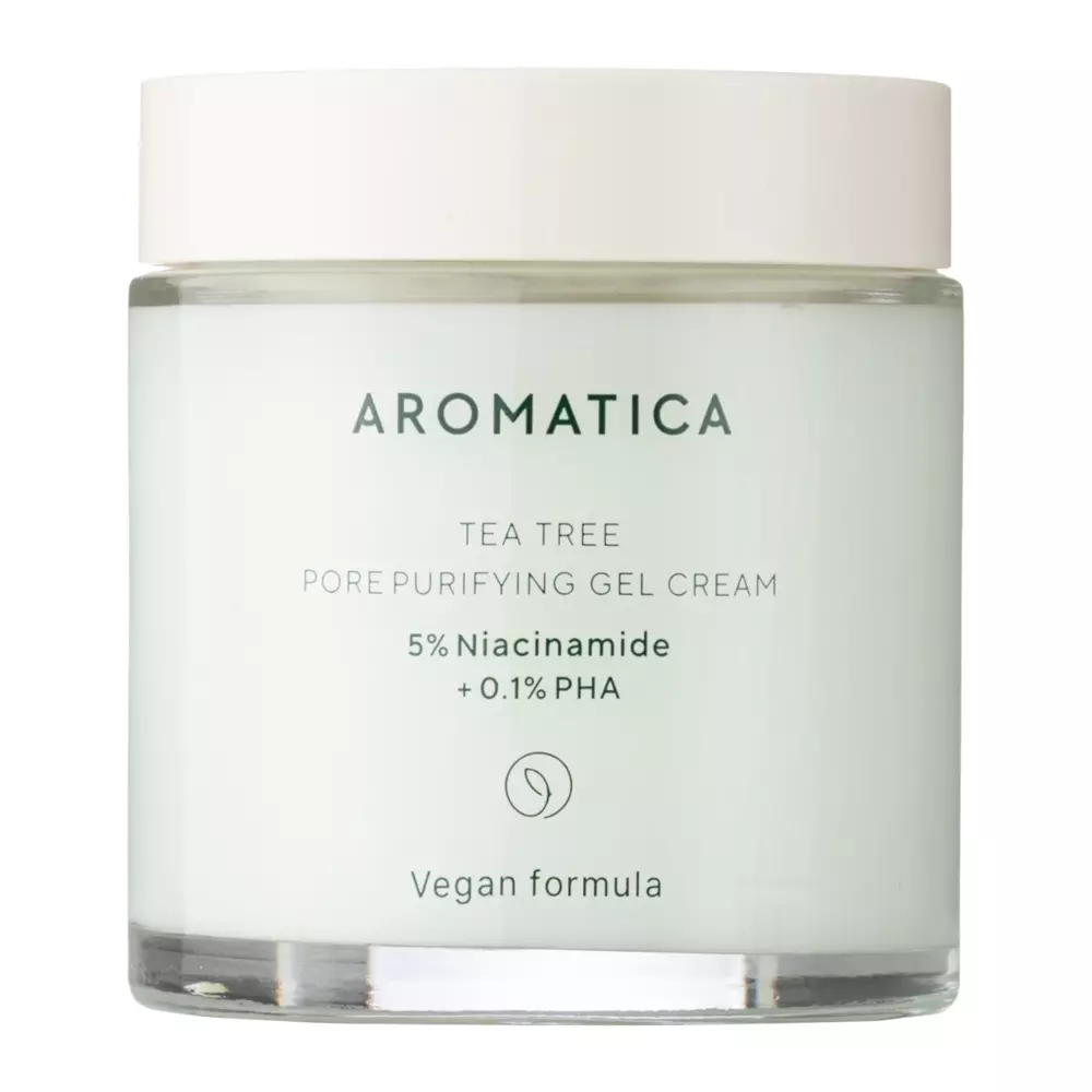 Aromatica - Крем-гель для обличчя з олією чайного дерева - Tea Tree Pore Purifying Gel Cream - 100ml