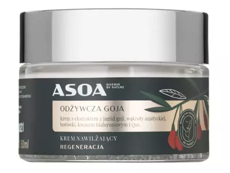 Asoa - Odżywcza Goja - Живильний крем для обличчя з ягодами годжі - 50ml