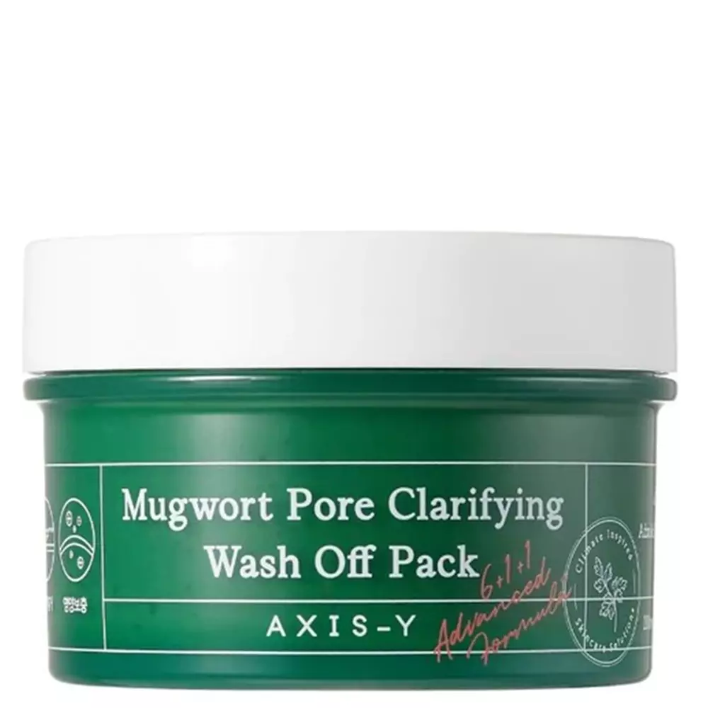 Axis-y - Очищувальна маска з екстрактом полину - Mugwort Pore Clarifying Wash Off Pack - 100ml