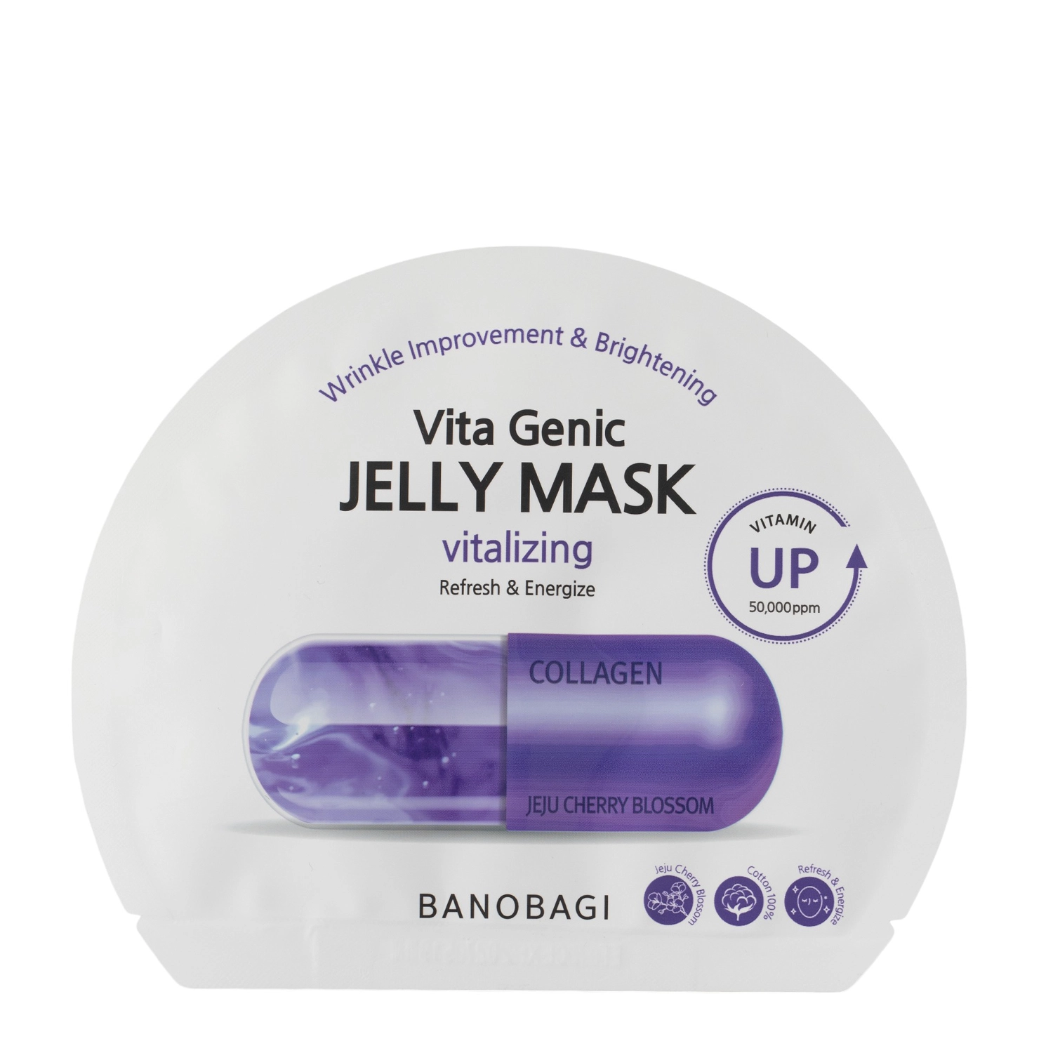 Banobagi - Vita Genic Jelly Mask Vitalizing - Відновлювальна тканинна маска для обличчя - 1шт./30g 