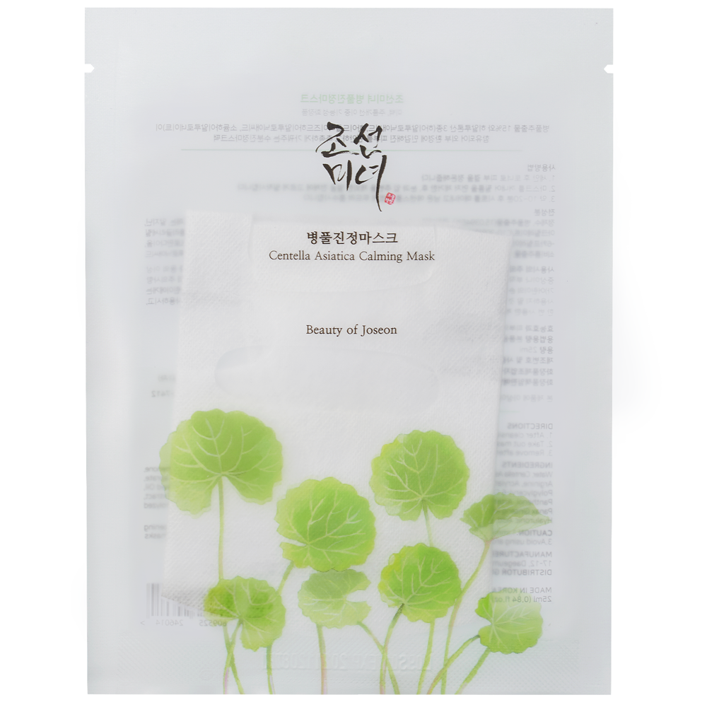 Beauty of Joseon - Тканинна маска з центелою - Centella Asiatica Calming Mask - 25ml