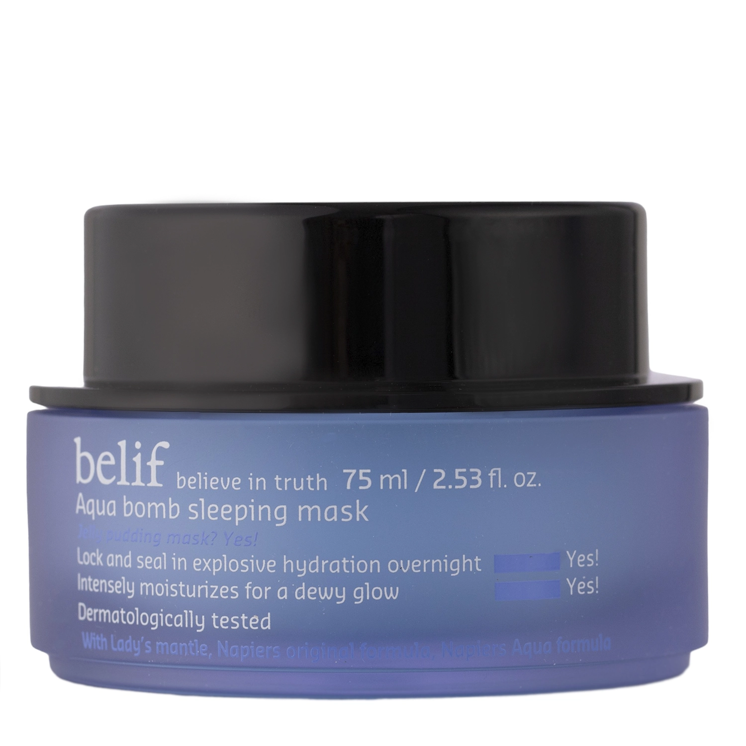 Belif - Aqua Bomb Sleeping Mask - Зволожувальна нічна маска для обличчя - 75ml