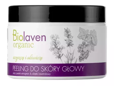 Biolaven - Освіжаючий скраб для шкіри голови на основі винограду - Winogronowy Peeling do Skóry Głowy - 150ml 