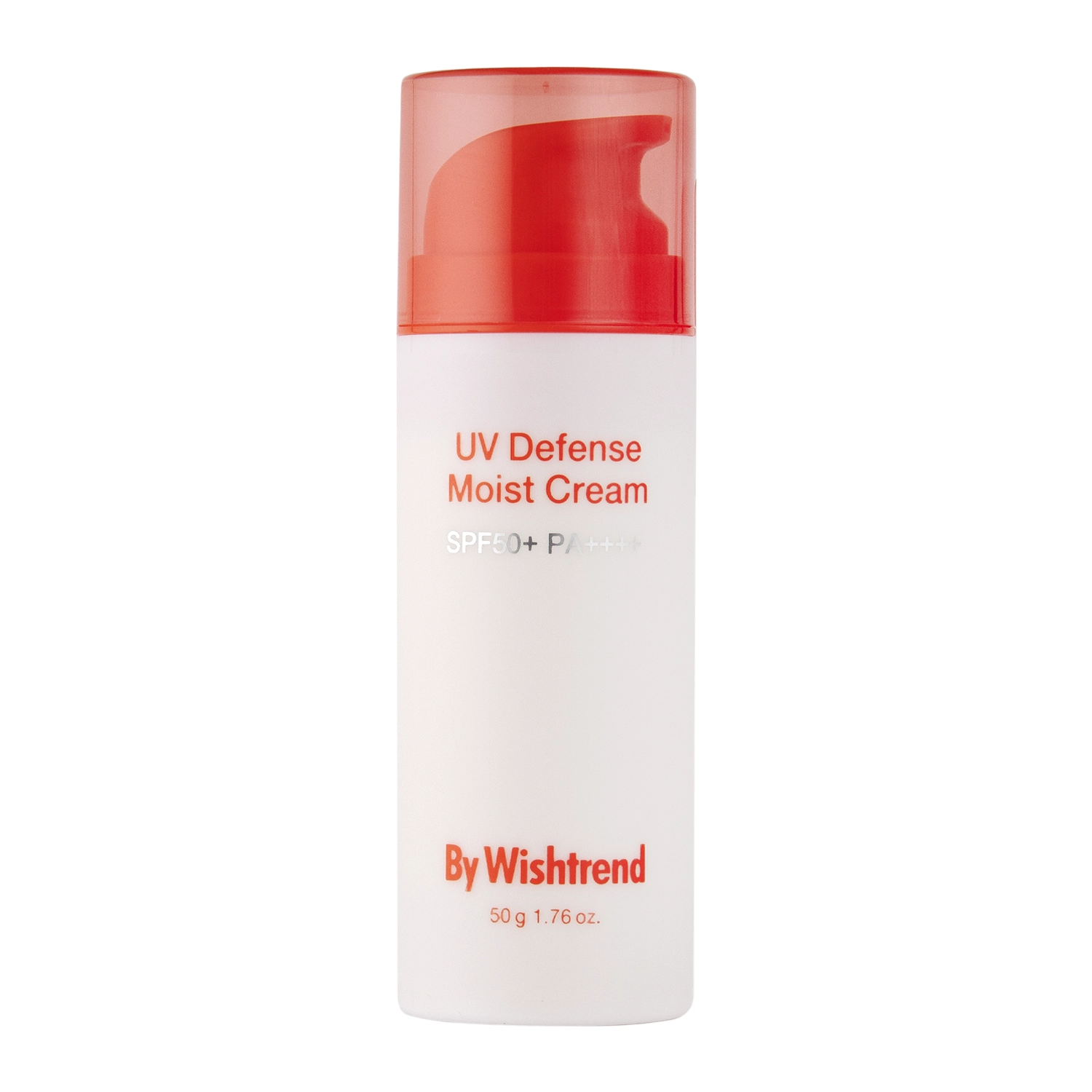 By Wishtrend - UV Defense Moist Cream SPF 50+ PA++++ - Зволожувальний сонцезахисний крем для обличчя - 50g