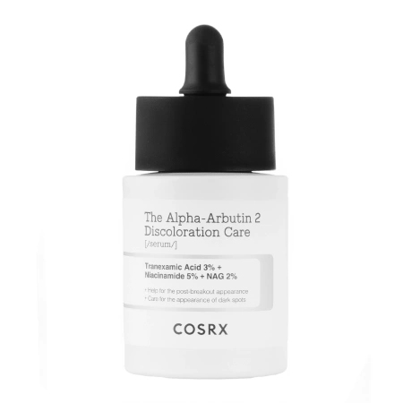 COSRX - The Alpha-Arbutin 2 Discoloration Care Serum - Освітлювальна сироватка для обличчя - 50ml