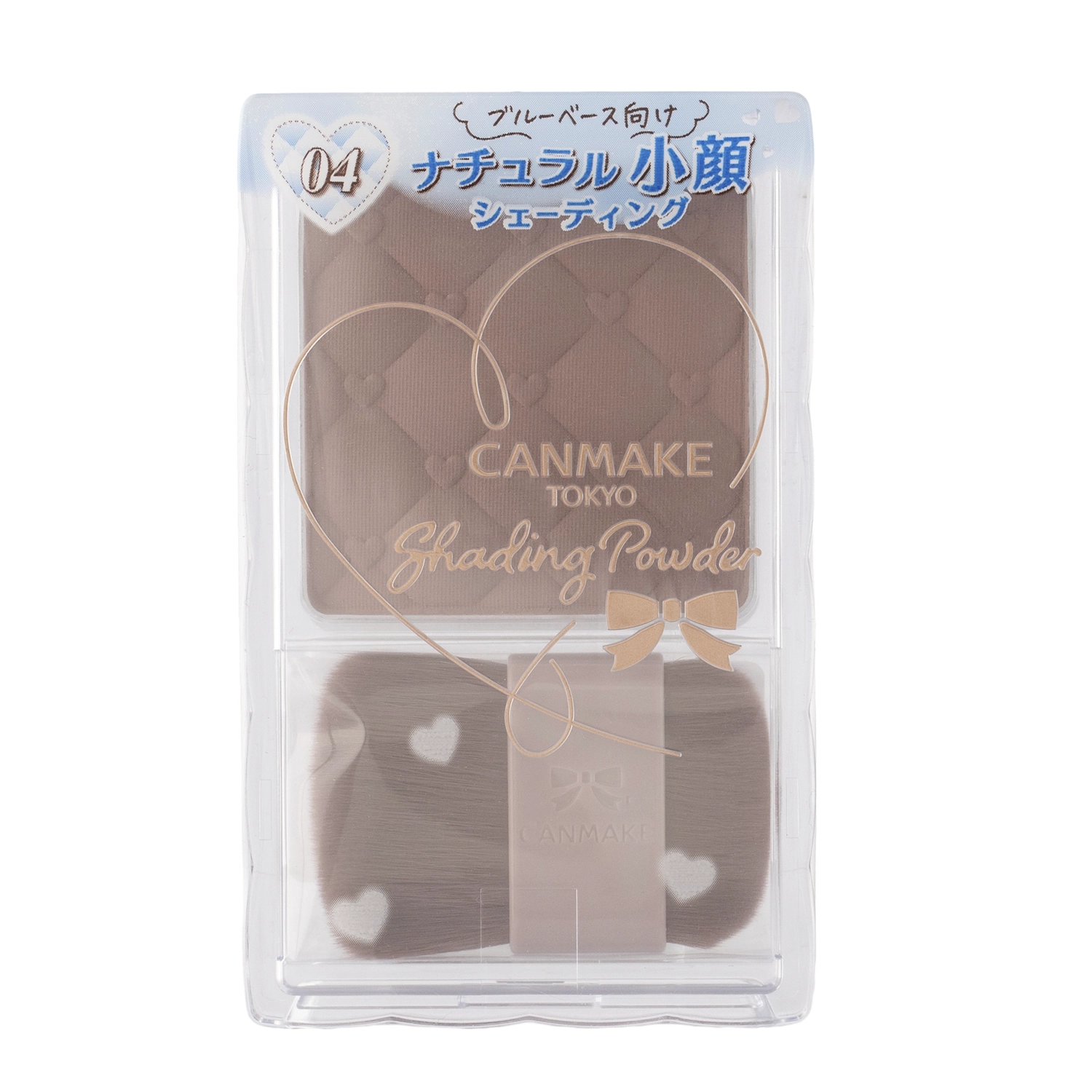 Canmake - Shading Powder - Пудра для контурування обличчя - 04 Ice Gray Brown - 5g