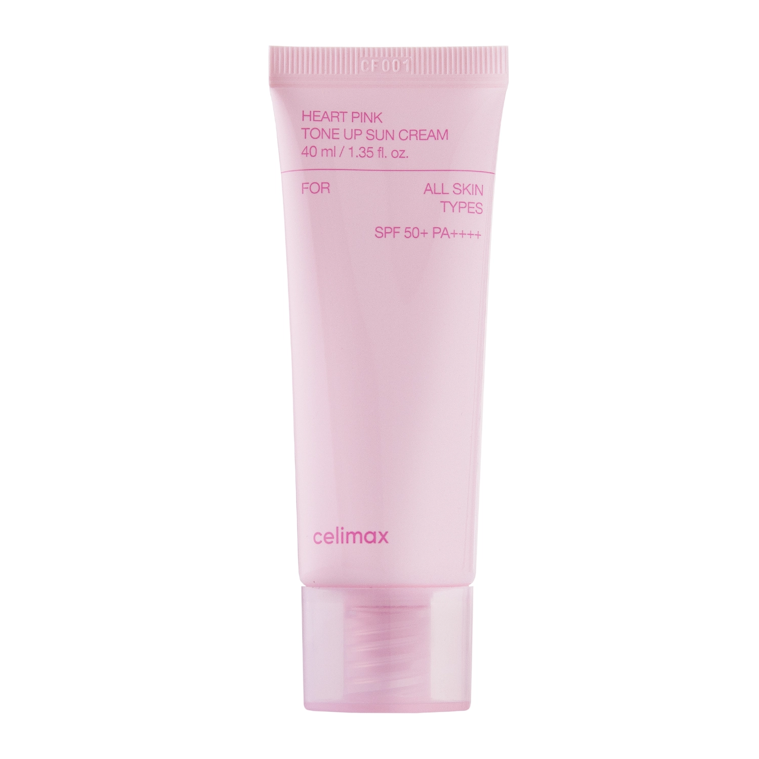 Celimax - Heart Pink Tone Up Sun Cream SPF 50+ PA++++ - Зволожувальний сонцезахисний крем - 40ml