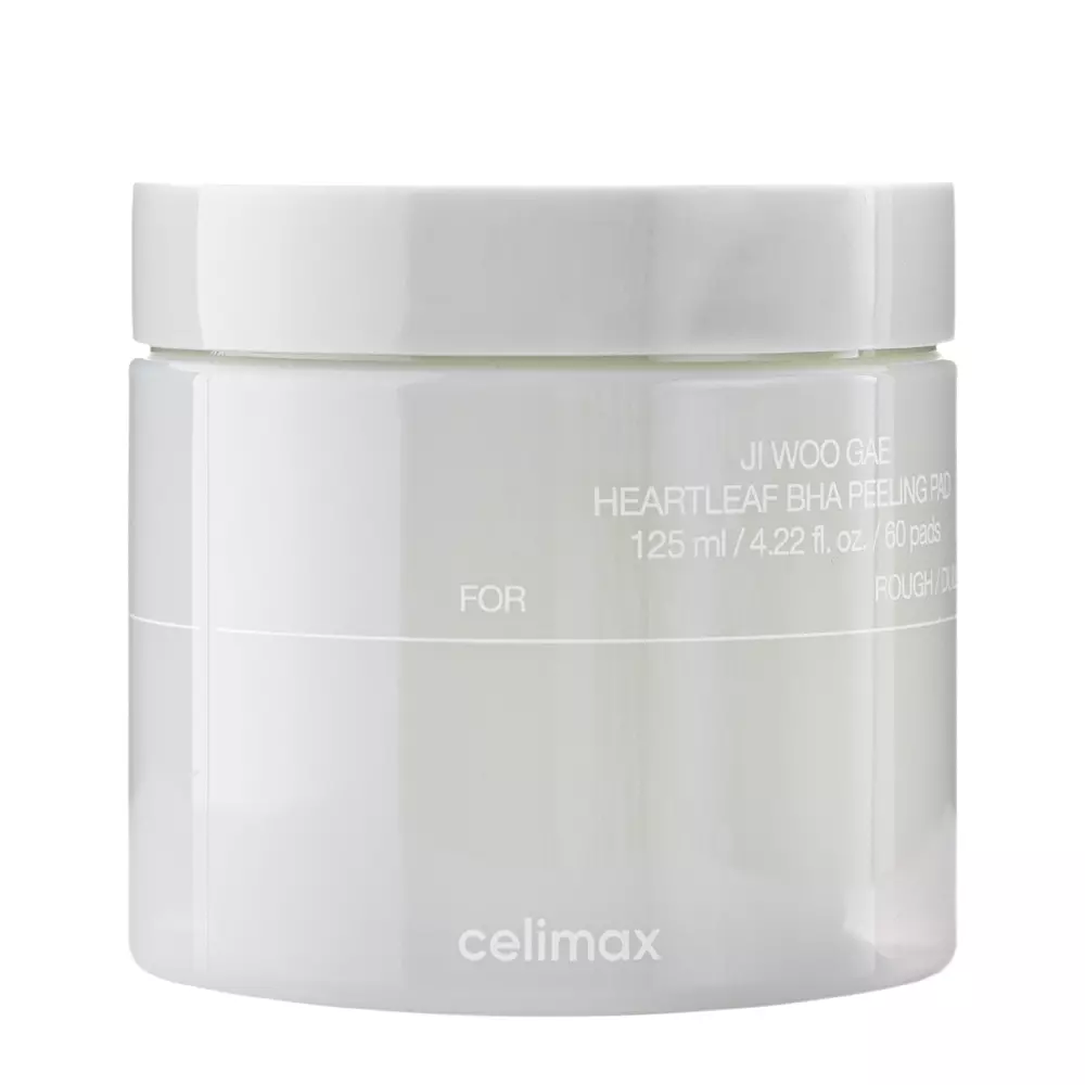 Celimax - Ji Woo Gae Heartleaf BHA Peeling Pad - Пілінг-педи для обличчя - 60шт.