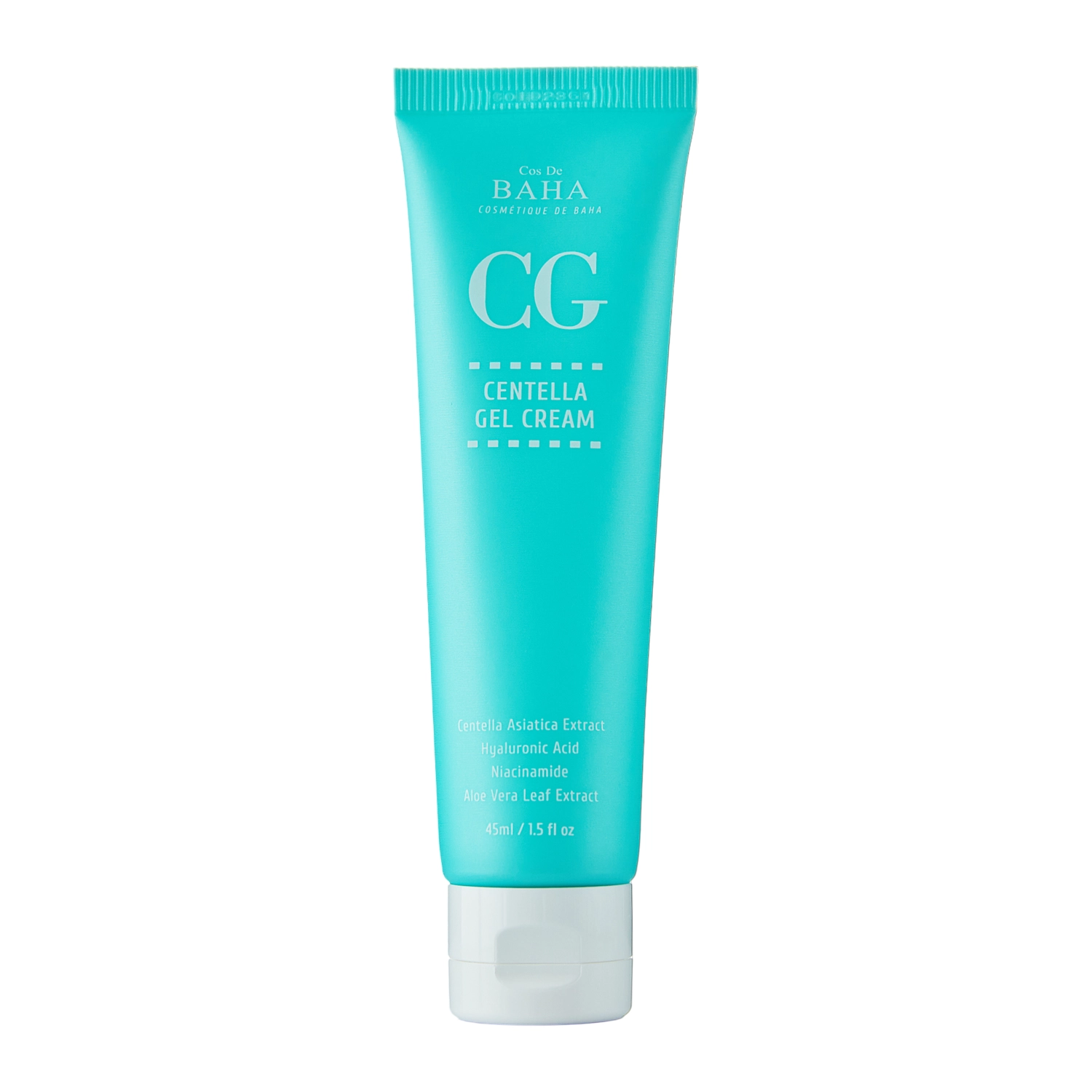 Cos De BAHA - CG Centella Gel Cream - Заспокійливий крем для обличчя з екстрактом центелли азіатської - 45ml