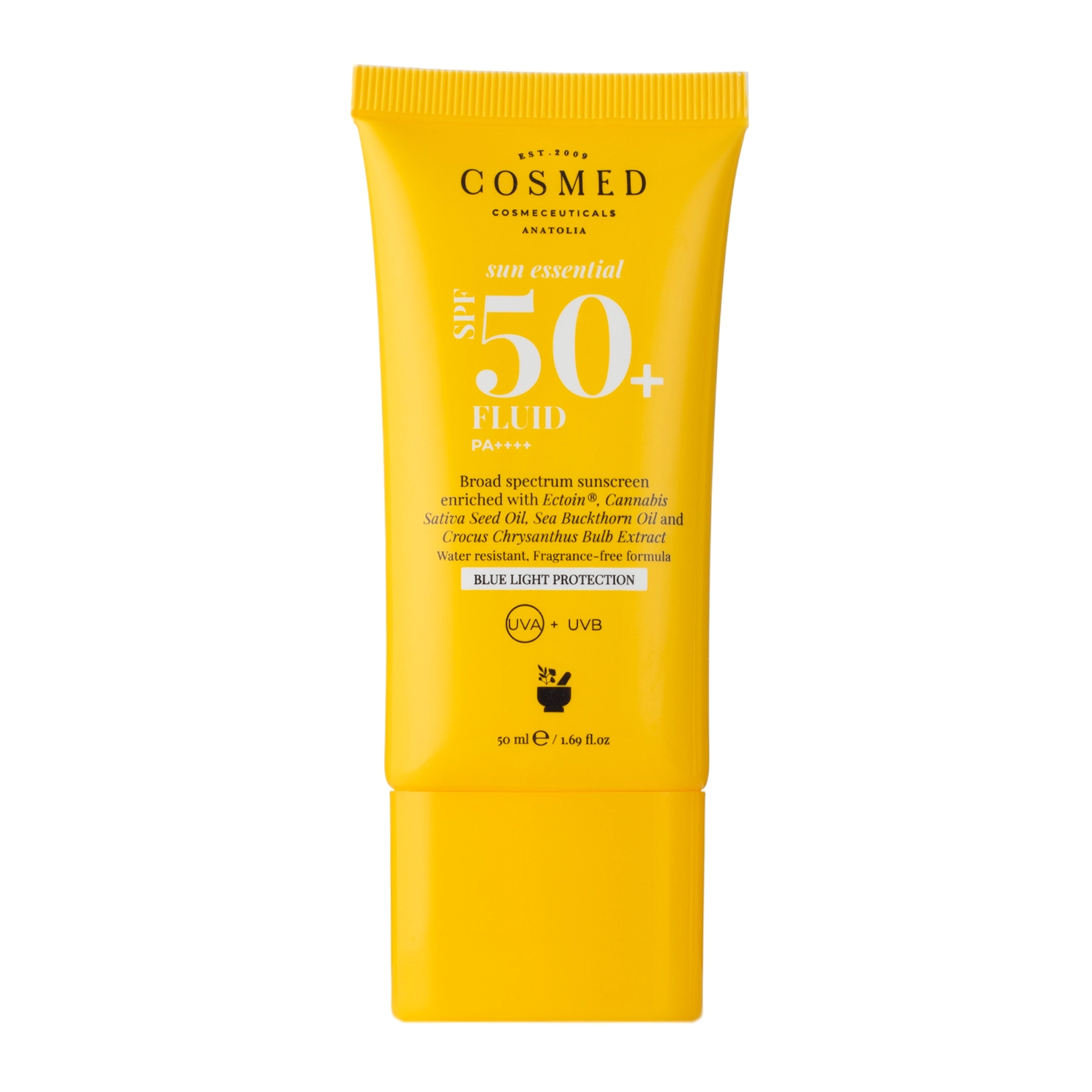 Cosmed - Sun Essential Fluid SPF 50+PA++++ - Сонцезахисний флюїд для обличчя - 50ml