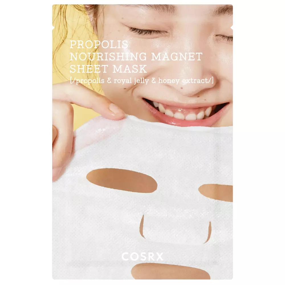 Cosrx - Full Fit Propolis Nourishing Magnet Sheet Mask - Живильна тканинна маска з прополісом - 21ml
