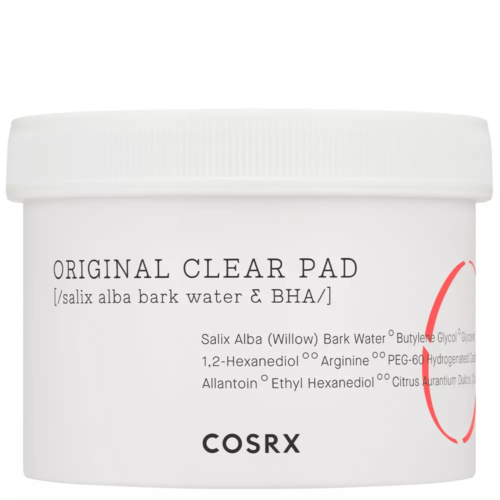 Cosrx - One Step Original Clear Pad - Очищувальні пілінг-диски для проблемної шкіри - 70шт.