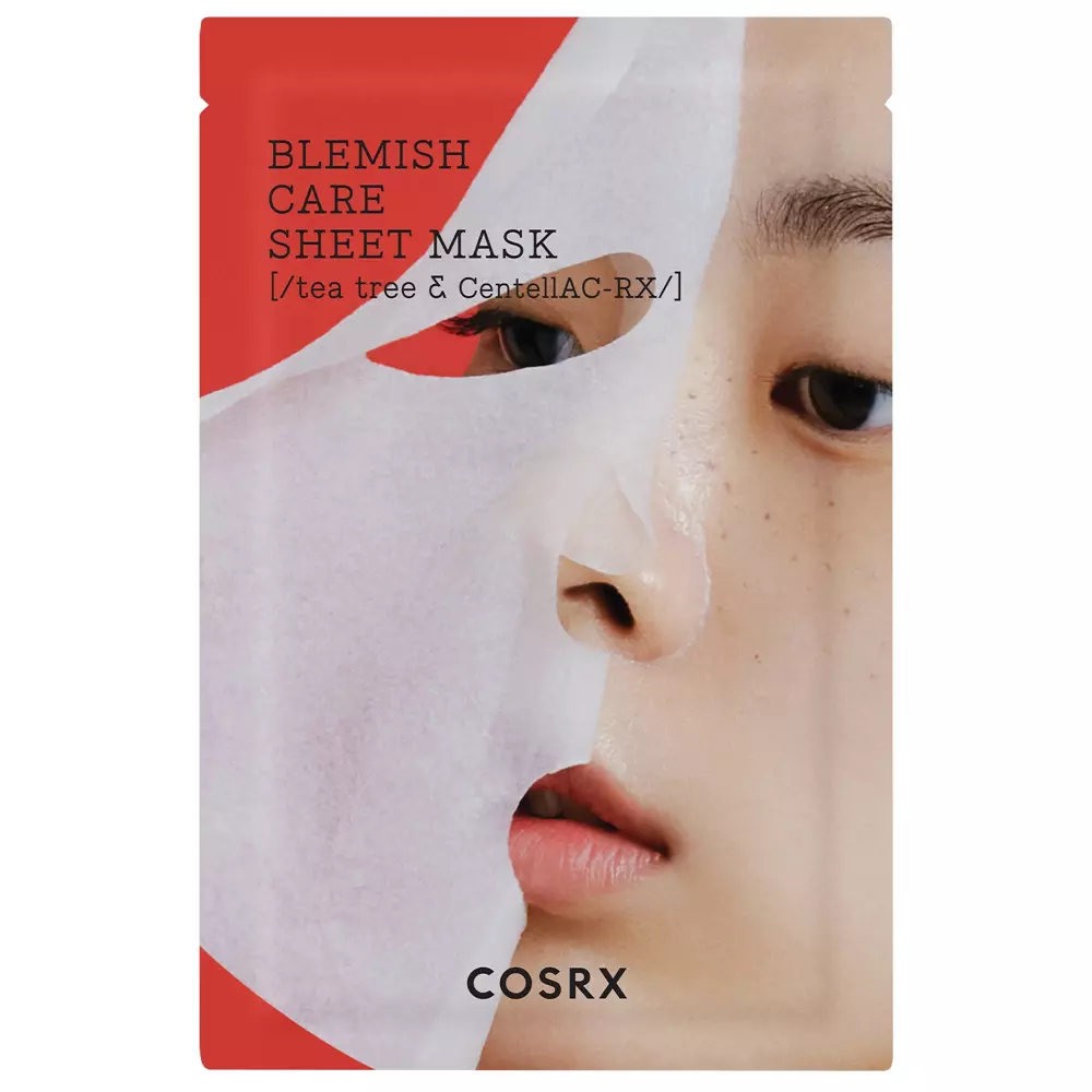 Cosrx - Тканинна маска проти недоліків шкіри з екстрактом чайного дерева - AC Collection Blemish Care Sheet Mask - 