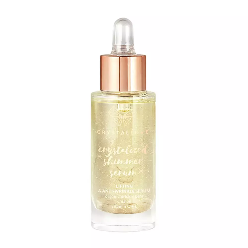 Crystallove - Clear Guartz Shimmer Serum - Сироватка для обличчя з гірським кришталем та опунцією - 30ml