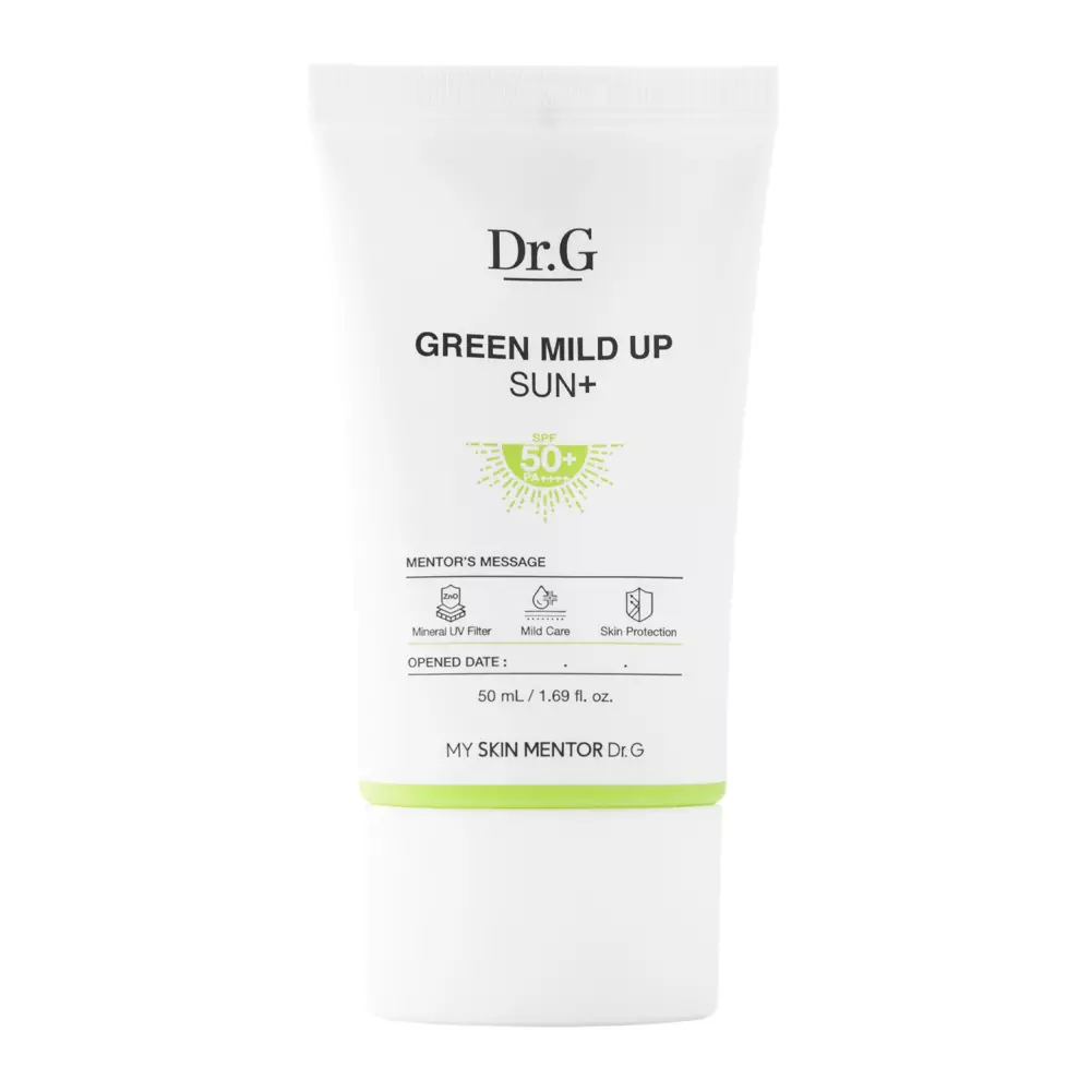 Dr.G - Green Mild Up Sun+ SPF50+/PA++++ - Сонцезахисний крем на фізичних фільтрах - 50ml
