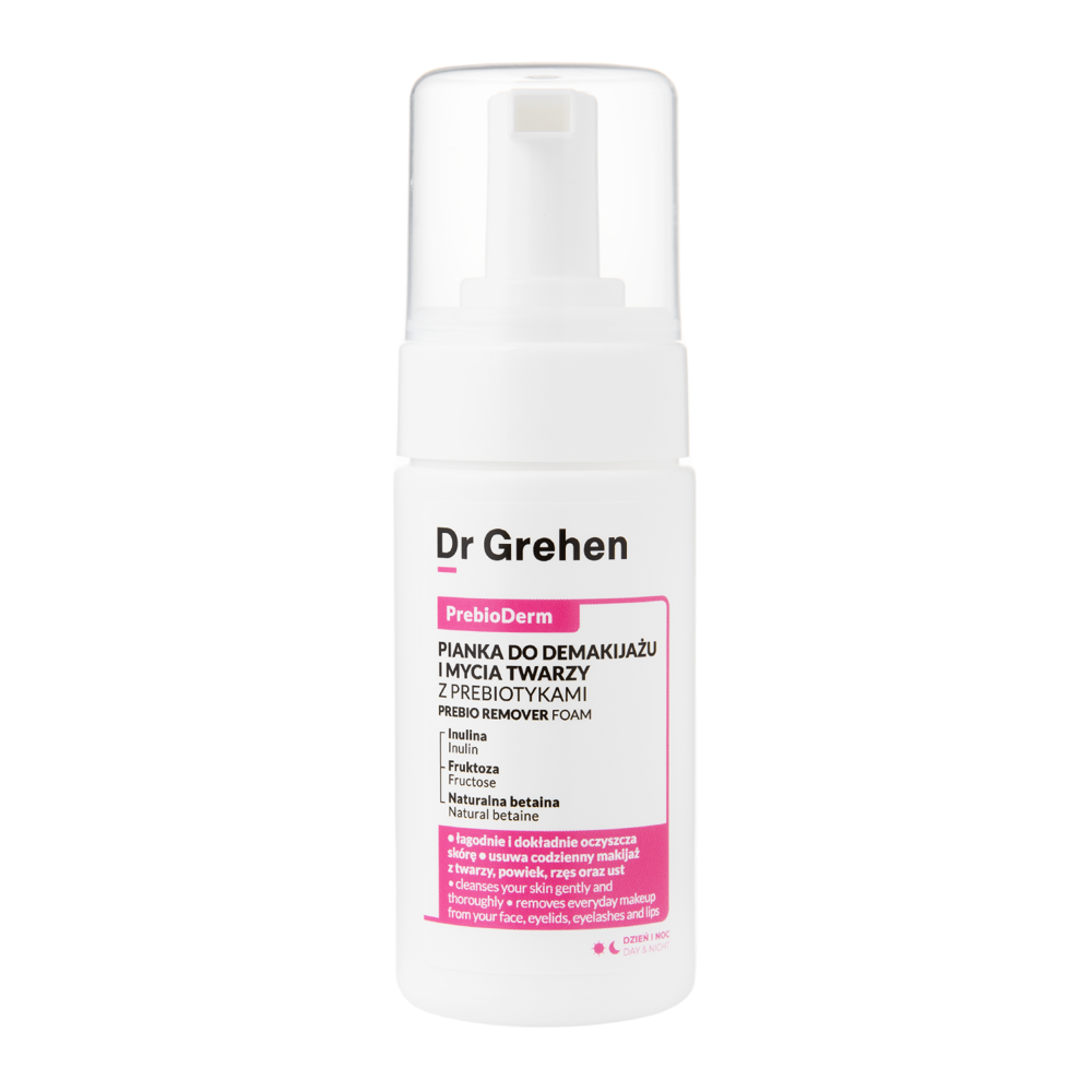 Dr Grehen - PrebioDerm - Prebio Remover Foam - Пінка для демакіяжу та вмивання обличчя з пребіотиками - 100ml