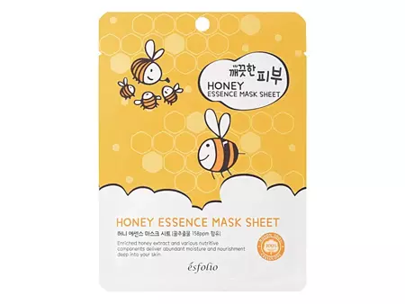 Esfolio - Pure Skin Honey Essence Mask Sheet - Живильна тканинна маска з екстрактом меду - 25ml