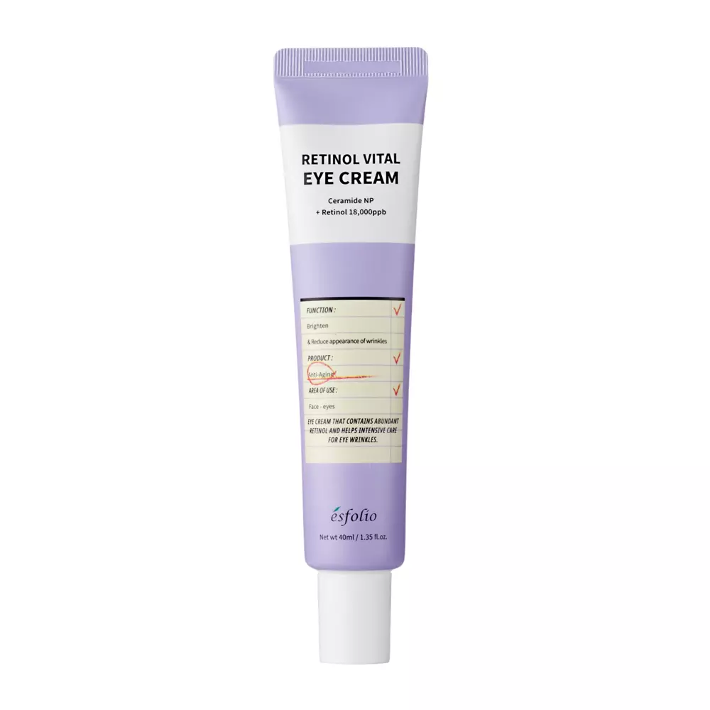 Esfolio - Retinol Vital Eye Cream - Крем під очі з ретинолом - 40ml