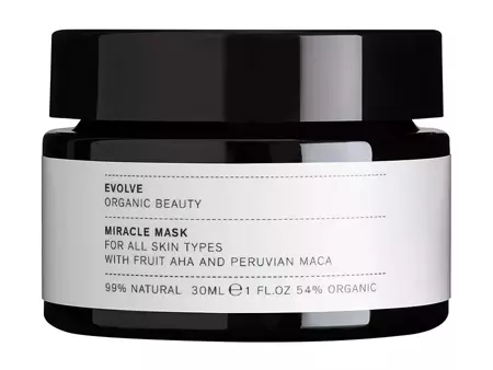 Evolve Organic Beauty - Miracle Mask - Органічна маска для обличчя з натуральними фруктовими кислотами - 30ml 